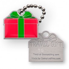 Travel Gift Tag - Red & green